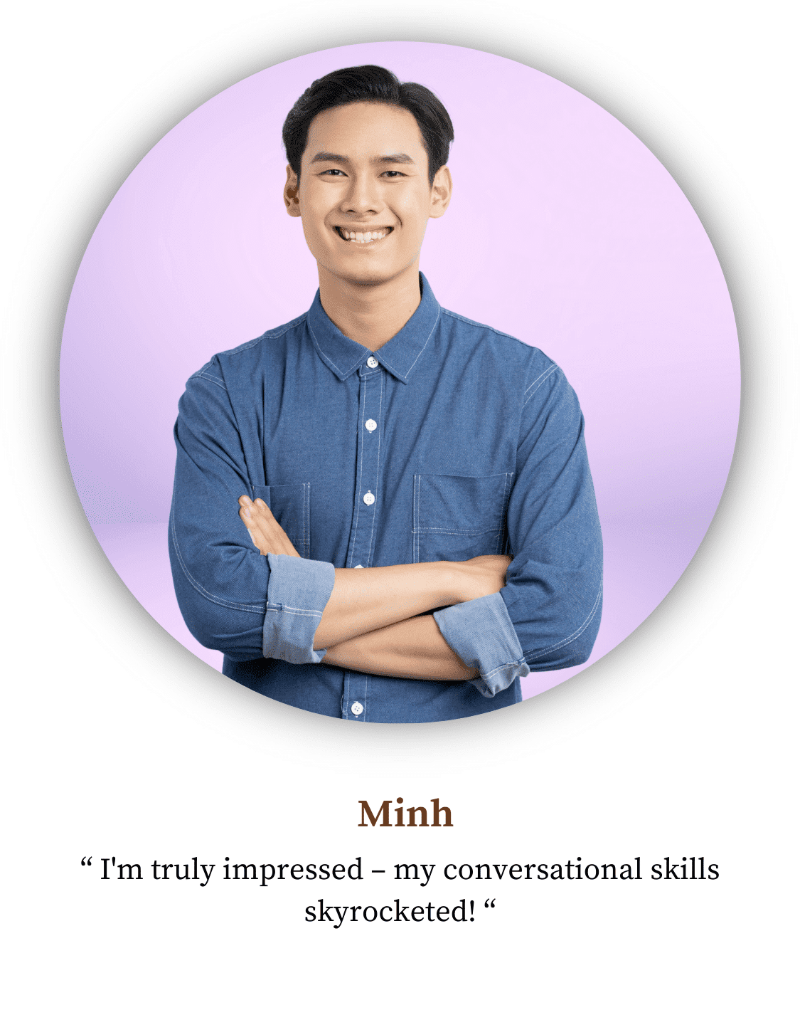 Eloquacy Testimonial: I'm truly impressed – my conversational skills skyrocketed!