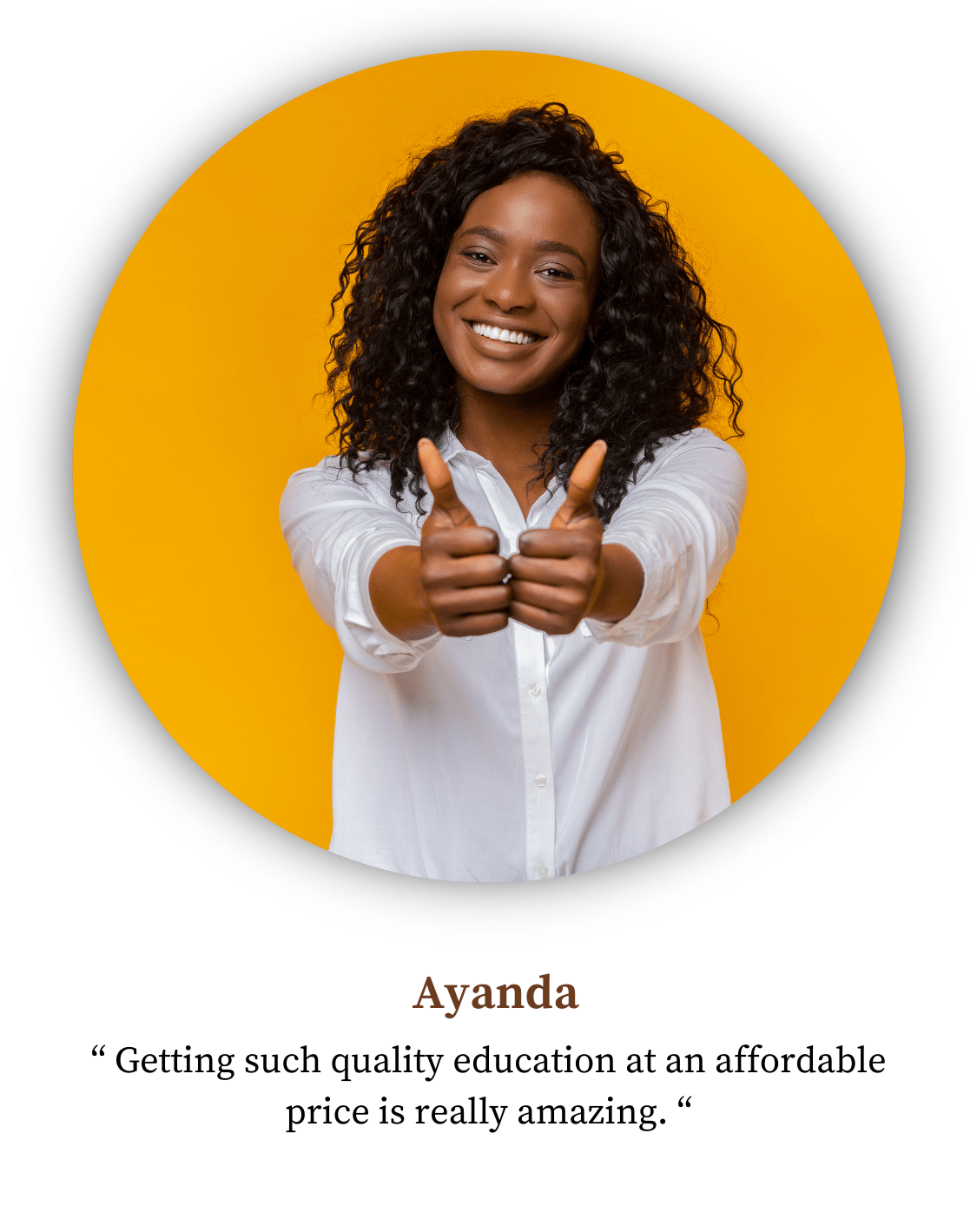 Eloquacy Testimonial: Getting such quality education at an affordable price is really amazing.